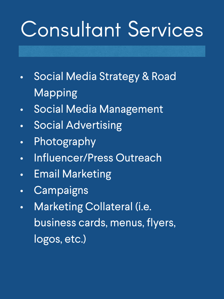 Consultant Services